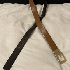 Vintage Gucci Square buckle reversible belt
